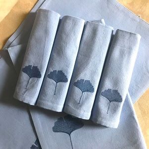 Blue Cotton Placemat & Napkin Set
